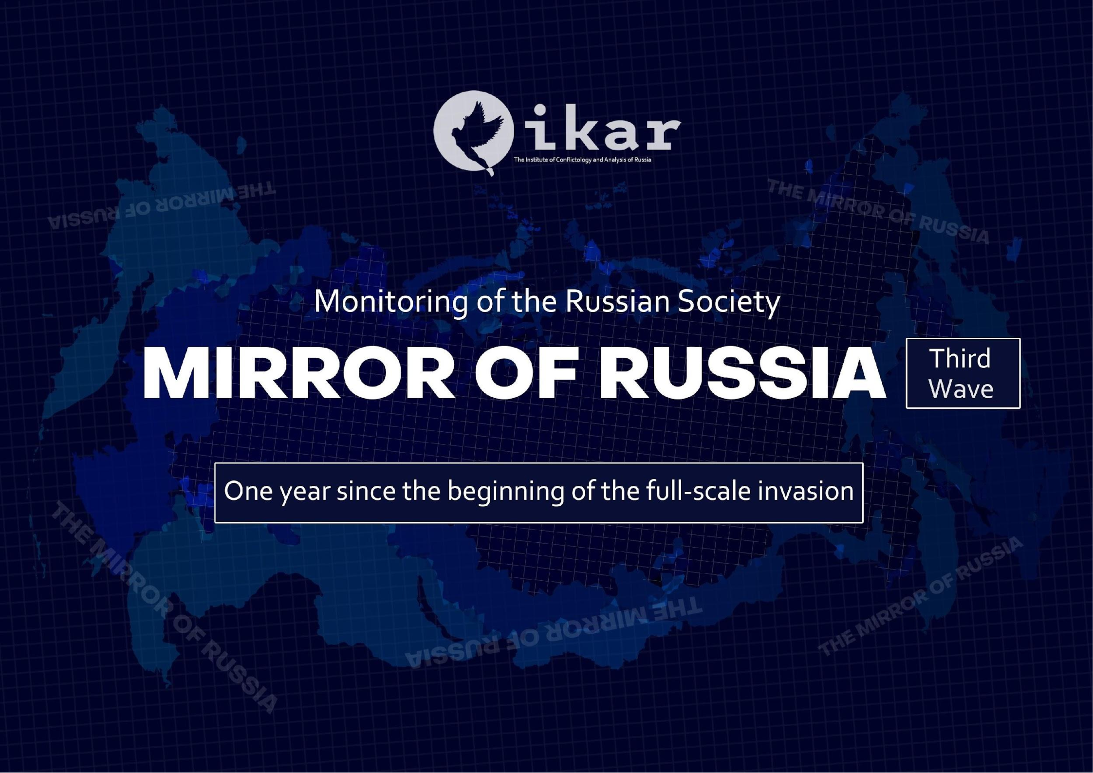 Sociological survey: MIRROR OF RUSSIA, 3 wave