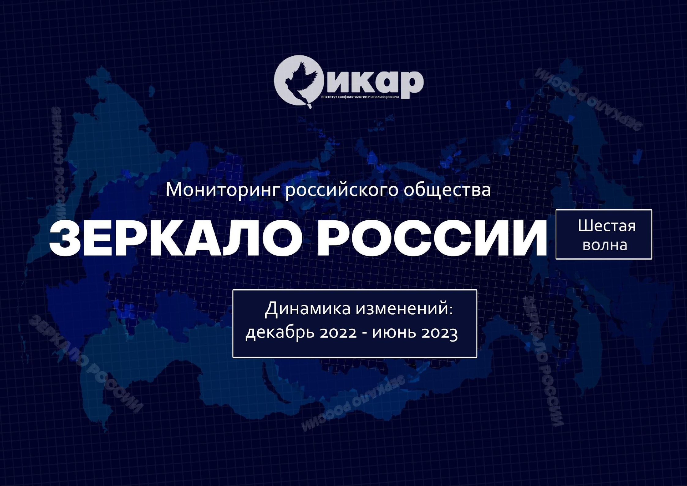 Социологическое исследование: ЗЕРКАЛО РОССИИ, 6 волна