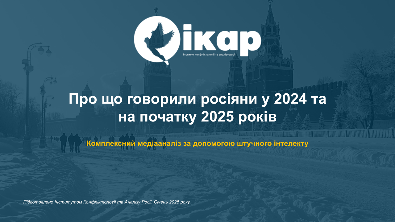 ПРО ЩО ГОВОРИЛИ РОСІЯНИ У 2024 ТА НА ПОЧАТКУ 2025 РОКІВ