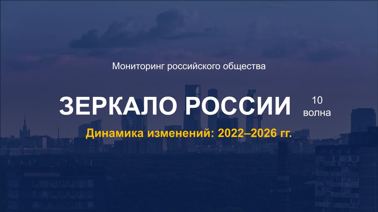 Социологическое исследование: ЗЕРКАЛО РОССИИ, 10 волна