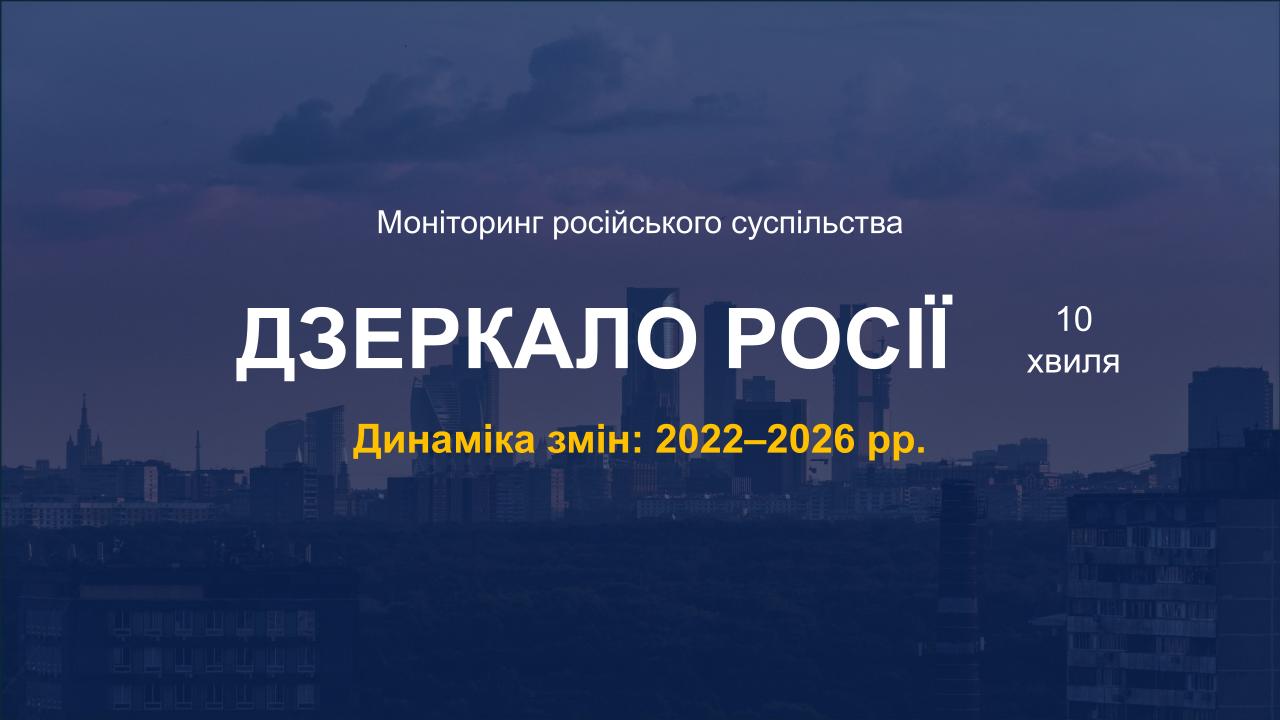 Соціологічне дослідження: ДЗЕРКАЛО РОСІЇ, 10 хвиля