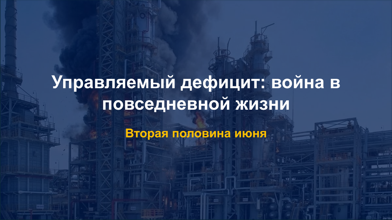 Управляемый дефицит: война в повседневной жизни