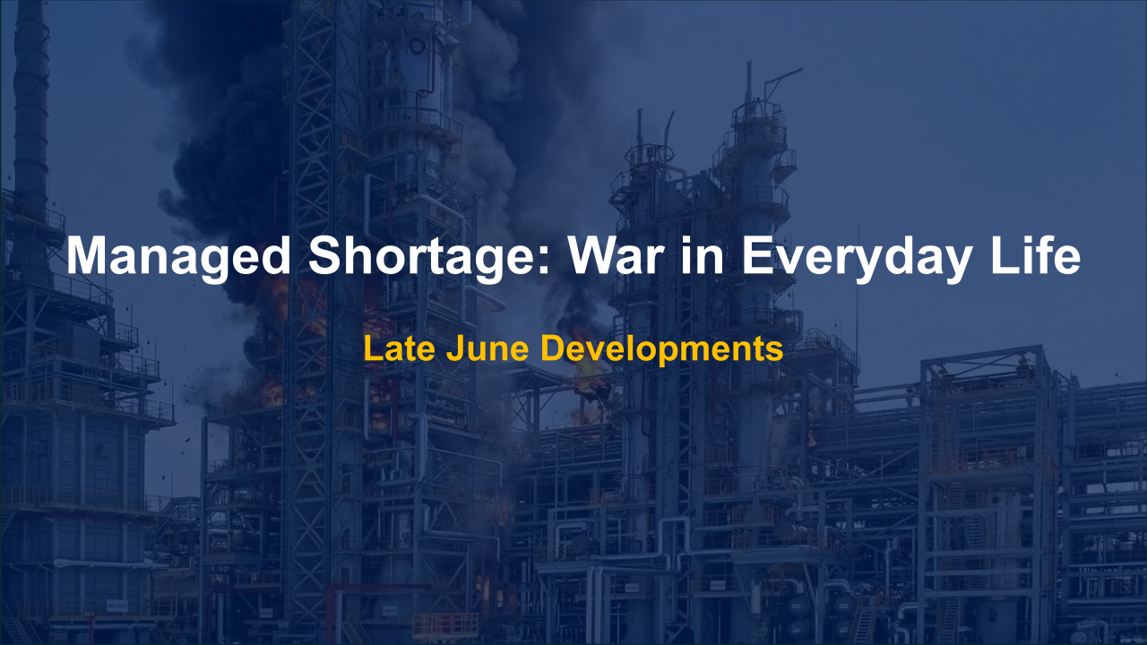 Managed Shortage: War in Everyday Life